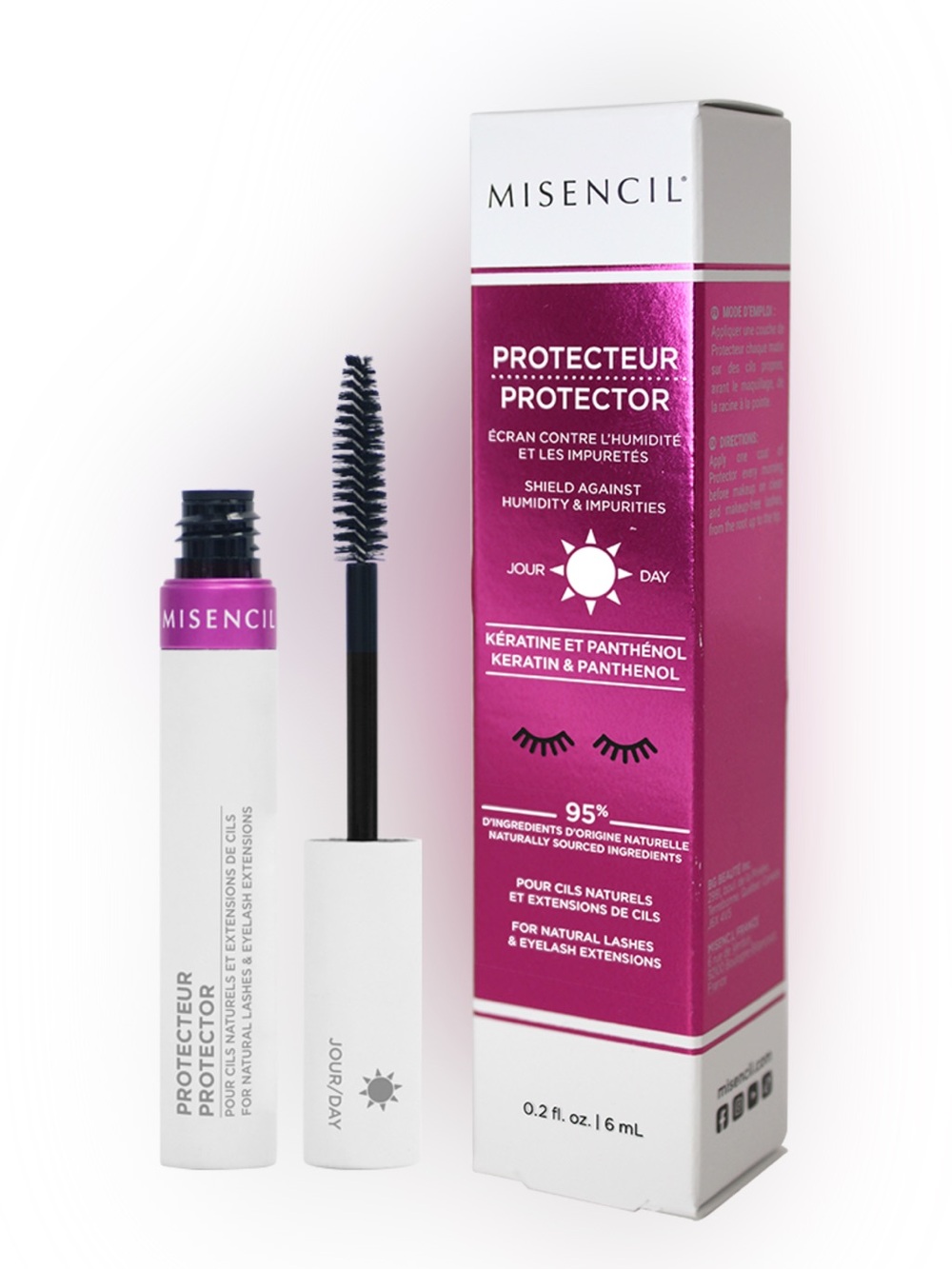 Misencil Revitalizer Moisturizing Eyelash Coating - Pink